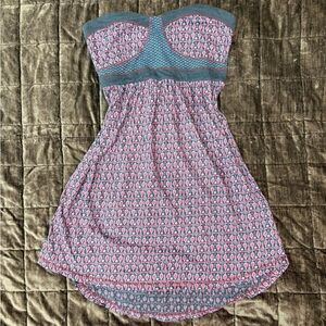 Roxy Strapless Patterned Dress